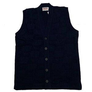 M / NO PKT BUTTON CARD VEST